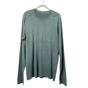 Lululemon Metal Vent Tech Long Sleeve Top shirt Size L green